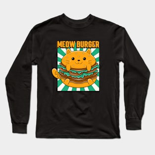 Meow burger Long Sleeve T-Shirt